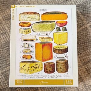 New York Puzzle Company Cheese Puzzle - 500 Pieces